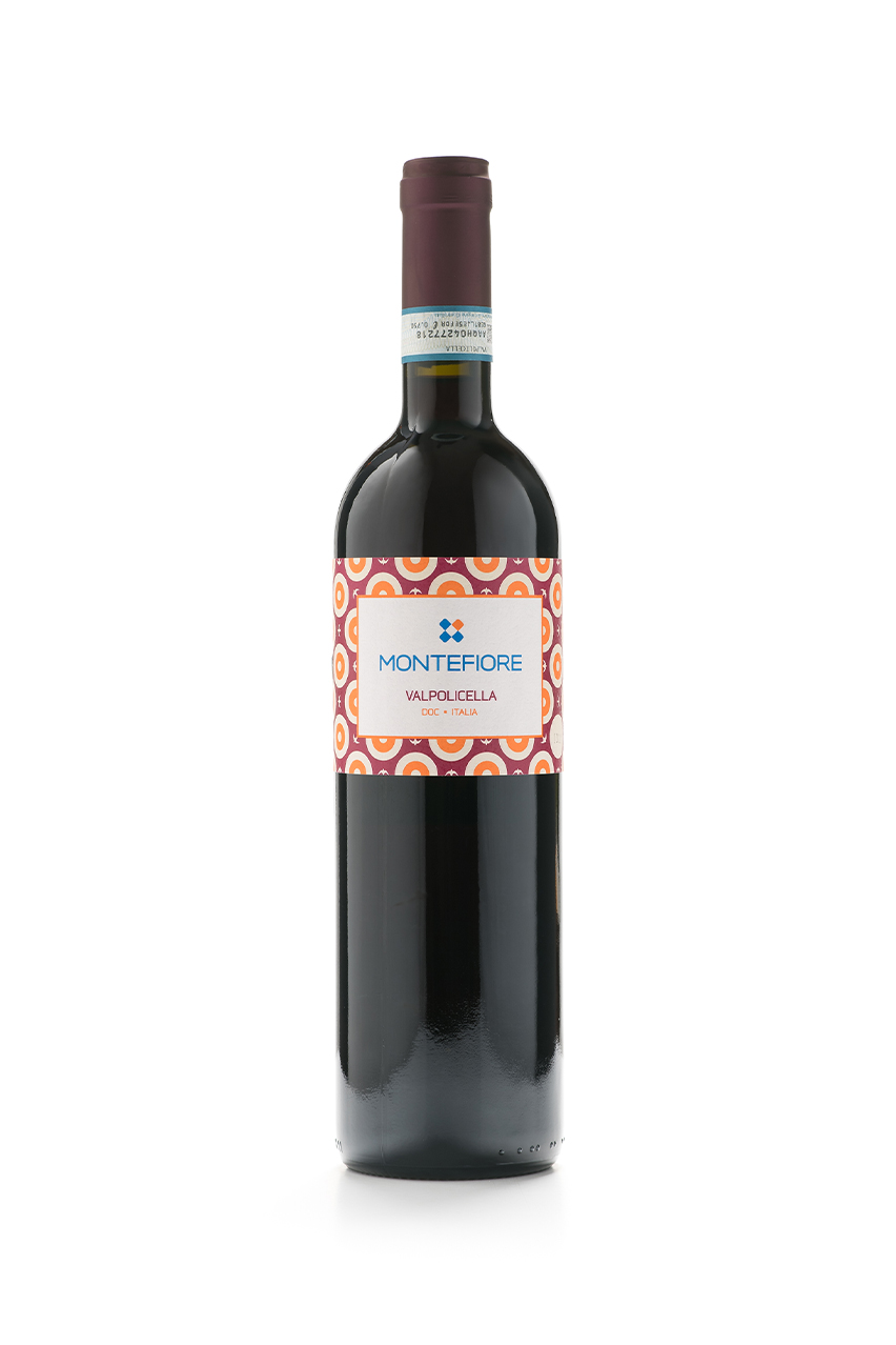 Вино Монтефьоре Вальполичелла, DOC, красное, полусухое, 0.75л